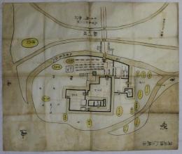 筑後国柳川城図