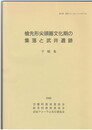 槍先形尖頭器文化期の集落と武井遺跡　予稿集