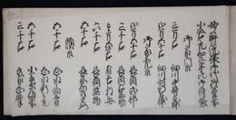 於豊前国小倉細川家侍帳