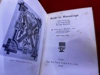 Books about Books　Books in manuscript　a short introduction to their study and use　with eight Illustrations　Second Edition　（洋書　英語）
