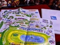 LO馬E　LETTER　女性のための競馬読本　イラストマップ2枚付　「東京競馬場　中山競馬場」　「阪神競馬場　京都競馬場」