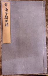 翠釜亭戯画譜　翠釜亭邦高　壬寅春三月　京畿名優図　正較堂珍蔵　蔵珍堂校正　（最初期の上方役者似顔絵集　天明二年）　昭和10年　稀書複製会　米山堂　（昭和10年）　★画像7枚　ご参照くださいませ