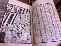 翠釜亭戯画譜　翠釜亭邦高　壬寅春三月　京畿名優図　正較堂珍蔵　蔵珍堂校正　（最初期の上方役者似顔絵集　天明二年）　昭和10年　稀書複製会　米山堂　（昭和10年）　★画像7枚　ご参照くださいませ