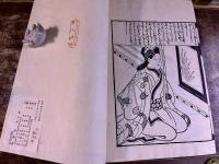 御雛型萬女集　（小袖模様の雛形本）　杉村治兵衛画か　天和初年か　会報付　稀書複製会　米山堂　（昭和10年）　★画像7枚　ご参照くださいませ