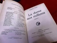 【1923年 洋書 背革装 仏語】La dame aux millions CHARLES FOLEY ERNEST FLAMMARION EDITEUR （1923年）　★画像7枚　ご参照くださいませ