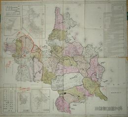 改正福岡県精図　全　一舗