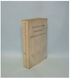 Geophysical Papers dedicated to Professor Kenzo Sassa　1963　（京都大学佐々謙三記念論文集）