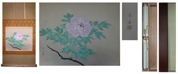 杉山寧画幅　「洛陽花」　一幅