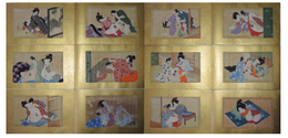 肉筆春画　枕絵秘画（仮題）十二図