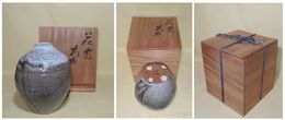 吉賀将夫　萩焼花瓶