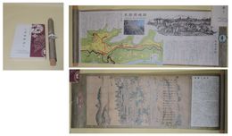 詩情豊かな岡城物語(再版)／＋岡城跡(巻子巻物)　鳥瞰平面(裏表)　2点