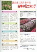 四季の花カタログ : 園芸店で買える鉢花