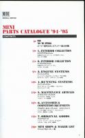 ミニ・パーツ・カタログ　’94-’95