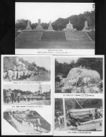 福岡谷陸軍墓地　除幕式・慰霊祭　絵葉書3枚袋付き