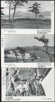 湯の平温泉の景観　絵葉書7枚袋付き