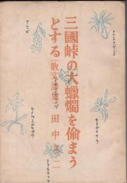 三国峠の大蝋燭を偸まうとする : 散文詩集