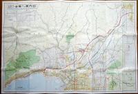 日本万国博覧会会場案内図　裏・京阪神各都市からの会場までの案内図