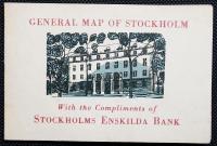 GENERAL MAP OF STOCKHOLM　ストックホルム地図