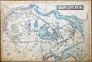 南京付近詳図（昭和12年新聞切り抜き）