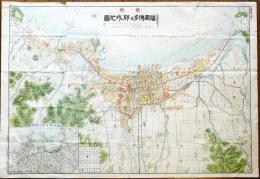 最新福岡博多及郊外地図