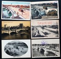 戦前絵葉書　大阪　難波橋　6枚