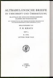 Altbabylonische Briefe in Umschrift und Übersetzung. Heft 9. Letters from Yale