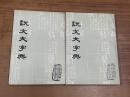 設文大字典（上下２冊）