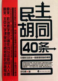 民主胡同40条：中国民主政治一般原理的随機闡釈