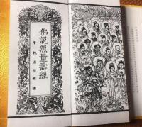 世遺雕版之龍蔵無量壽経（線装1函2冊）