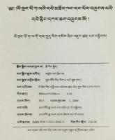 布達拉宮第一蔵書閣文献目録（上下冊 蔵文）