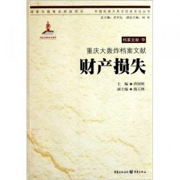 重庆大轰炸档案文献-财产损失：中国抗战大后方历史文化丛书