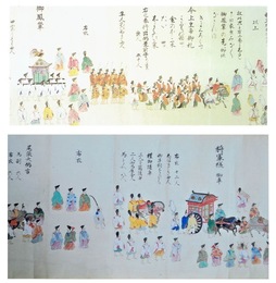 御水尾天皇二条城行幸図巻　一巻