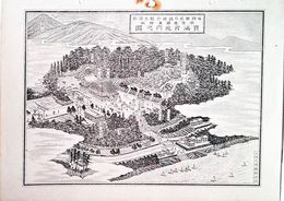 福岡県社寺図録鎮座　村社　宝満宮境内之図