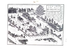 福岡県社寺図録郷社　日吉神社境内之図