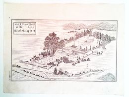 福岡県社寺図録郷社　津江神社境内之図