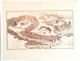 福岡県社寺図録佐與村社　天降八柱神社・福壽寺境内之図
