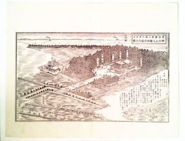 福岡県社寺図録郷社　正八幡神社境内之図