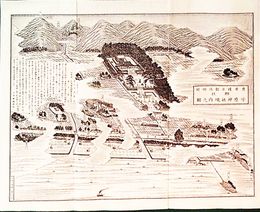 福岡県社寺図録郷社　宇原神社境内之図
