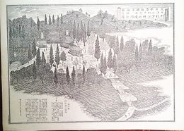 大分県社寺名勝図録　村社津江神社境内之図　豊後国日田郡中津江村