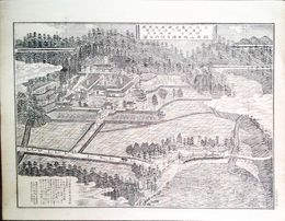 大分県社寺名勝図録　臨済宗雄香山梅南禅寺境内之図　豊後国南海部郡名護屋村　