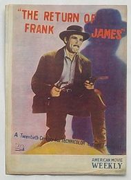 映画プログラム　 地獄への逆襲 The Return of Frank James