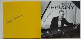 ルドルフ・フィルクスニー自筆サイン入り演奏会プログラム ルドルフ・フィルクスニー1985年日本公演