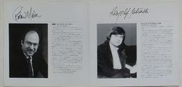 ローラント・バーター クシシトフ・ヤブウォンスキ自筆サイン入り演奏会プログラム ポーランド国立クラコウフィルハーモニー管弦楽団1990年日本公演