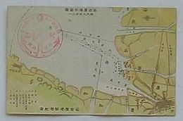 名古屋港開港紀念　名古屋港平面図縮尺九万分之一(絵葉書)