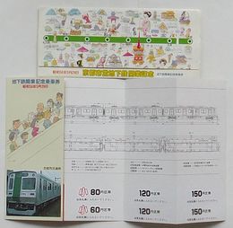 地下鉄開業記念乗車券　昭和56年5月29日