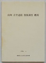 尚州青里遺蹟発掘調査概報　現場説明会会議資料(韓文)