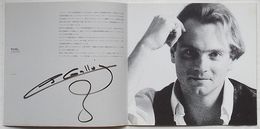 パトリック・ガロワ & ジャン=マルク・ルイサダ 1992年日本公演プログラム　パトリック・ガロワ，ジャン=マルク・ルイサダ2名自筆サイン
