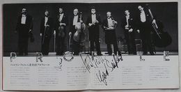 ベルリン・フィル八重奏団1984年日本公演プログラム　ナイトハルト・レーザ(ヴィオラ)，カール・ライスター(クラリネット)，ゲルト・ザイフェルト(ホルン)3名自筆サイン