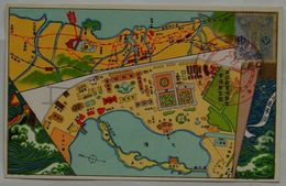 東亜勧業博覧会会場配置図(絵葉書)