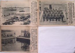 時事写真速報　第1713号辺見波止場にて謹写大元帥陛下・第1718号遼河水上の観艦式・第1723号菱刈軍司令官初登庁